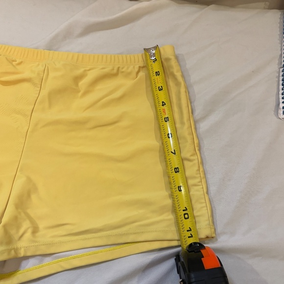 Torrid Bathing Suit Women Size 3 Two Piece Tankini Yellow Flowers Print Lace - Picture 8 of 11